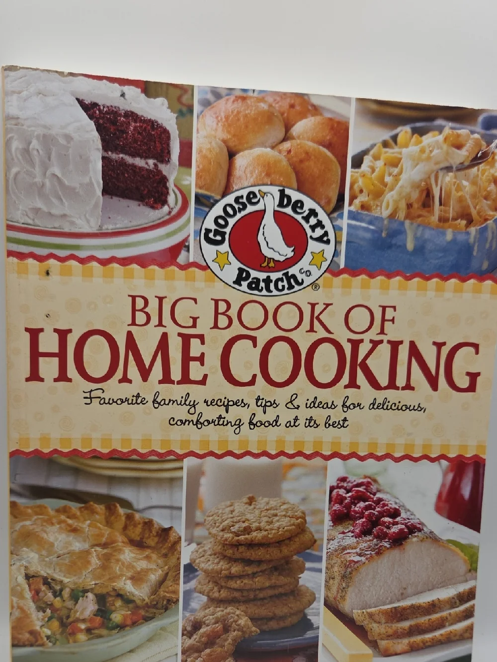 Big Book of Home Cooking - Cream/Red Cover Gooseberry Patch.  SALE!!
